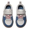CLARKS KIDS STRAP TRAINER - WHITE BLUE